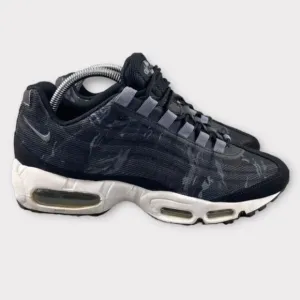 NIKE AIR MAX 95 Premium PRM Tape Shoes Mens 7.5 Camo Black Running Sneaker Laces