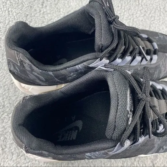 NIKE AIR MAX 95 Premium PRM Tape Shoes Mens 7.5 Camo Black Running Sneaker Laces
