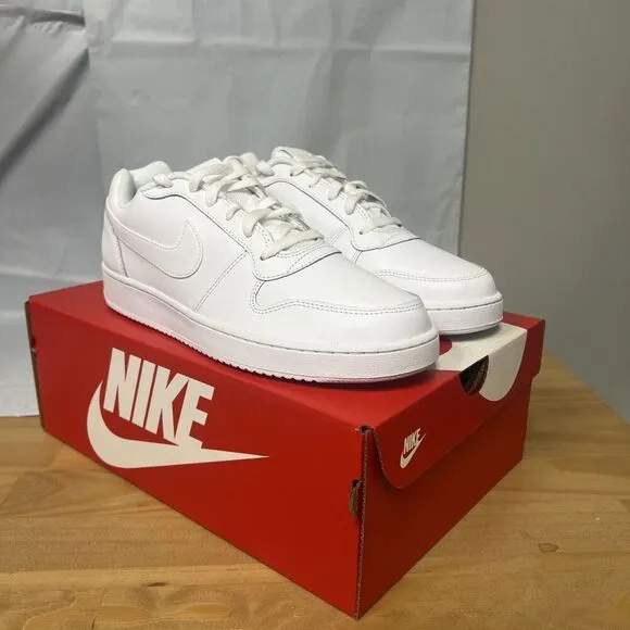 Nike Ebernon Low AQ1779-100 Sneaker Women's 11 White Leather Casual Shoes BBS129