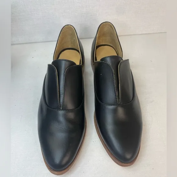 Nisolo‎ Emma d'Orsay Loafer (Women) Anthropology Black Leather 8.5 M, G 130