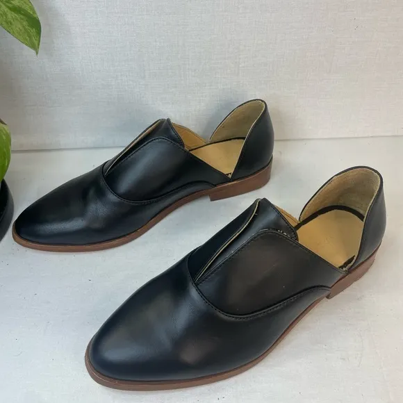 Nisolo‎ Emma d'Orsay Loafer (Women) Anthropology Black Leather 8.5 M, G 130