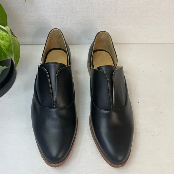 Nisolo‎ Emma d'Orsay Loafer (Women) Anthropology Black Leather 8.5 M, G 130
