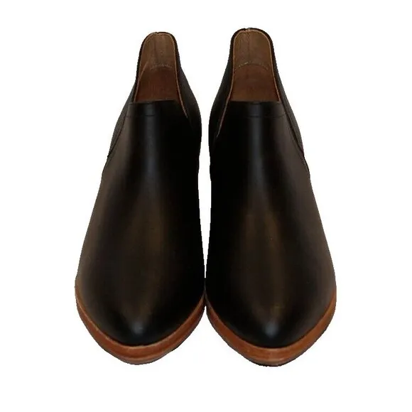 NISOLO Mia Ankle Boots Boots Black Leather Size 6.5 NIB $228