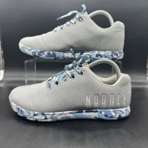 Nobull Blue Camo Outwork Trainer Shoes Men’s Size 7 Women’s 8.5 SuperFabric EUC