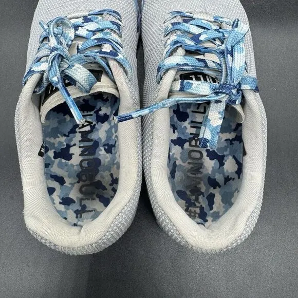 Nobull Blue Camo Outwork Trainer Shoes Men’s Size 7 Women’s 8.5 SuperFabric EUC
