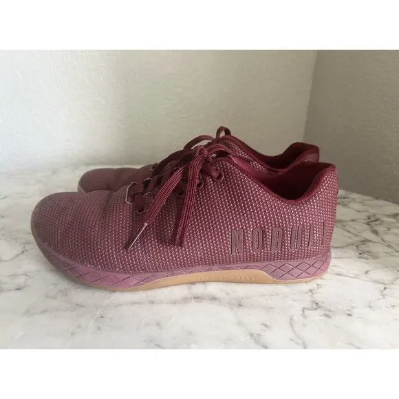 Nobull Gum Trainer Sneaker Shoes Mens 8 Womens 9.5 Cabernet