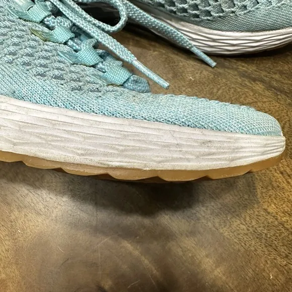 Nobull Knit Runner Running Shoes Sneakers Bright Blue Women's 8 Gum Sole