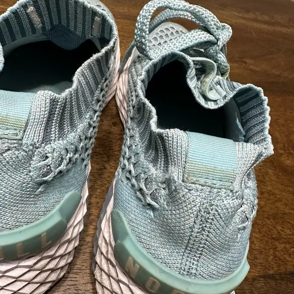 Nobull Knit Runner Running Shoes Sneakers Bright Blue Women's 8 Gum Sole