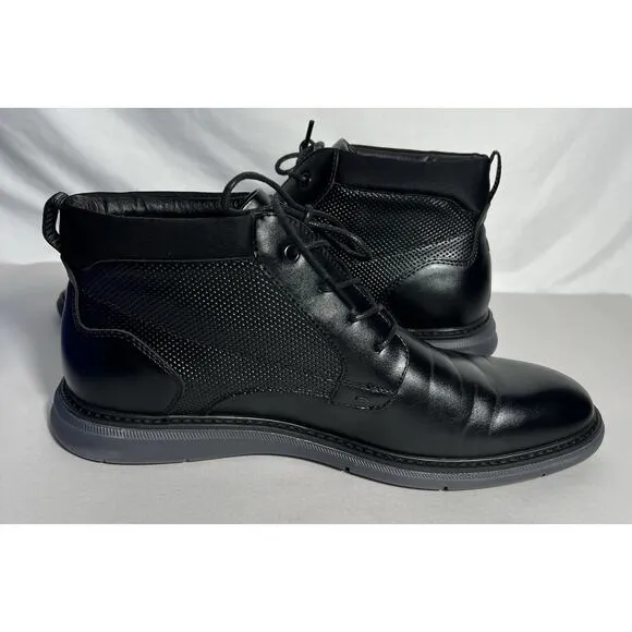 Nunn Bush Boots Chase Plain Toe Black Men’s Size 9.5 Chukka
