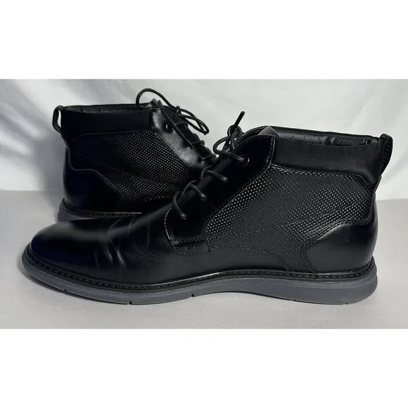 Nunn Bush Boots Chase Plain Toe Black Men’s Size 9.5 Chukka