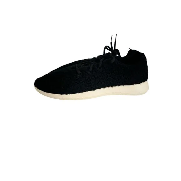 NWB Allbirds Wool Runner Fluff Natural Black Shoes Lightweight Sneakers Men’s 10