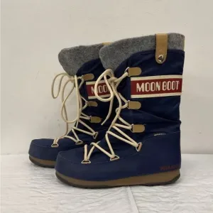 NWOB The Original Moon Boot Women’s Blue Waterproof Boots-7
