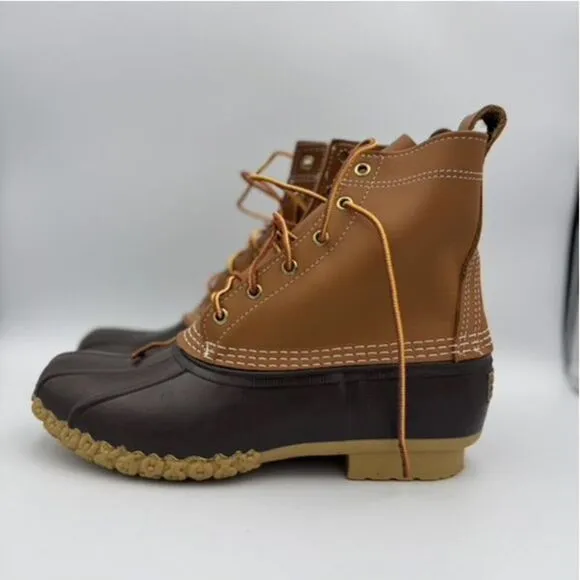 NWOB L.L.Bean Women's Bean Duck Boots, 8&quot; Made in USA Size 10