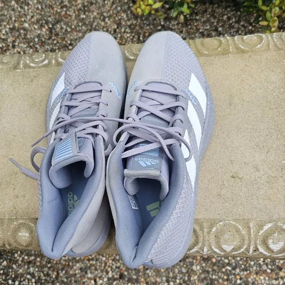 Nwot Adidas  &quot;Pro Next 2019&quot; Style G26201 LIGHT ONIX/COULD WHITE/GLOW BLUE us 14