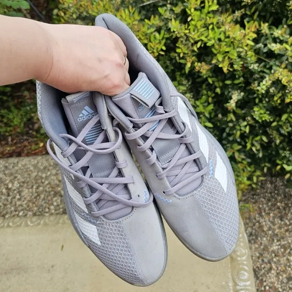 Nwot Adidas  &quot;Pro Next 2019&quot; Style G26201 LIGHT ONIX/COULD WHITE/GLOW BLUE us 14