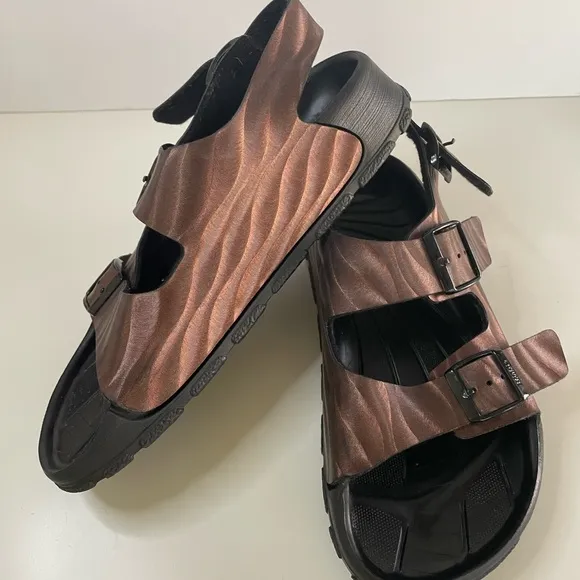 NWOT Birkenstock Birki's Haiti Milano Slingback Sandals Size 41 Womens