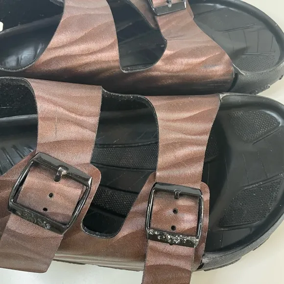 NWOT Birkenstock Birki's Haiti Milano Slingback Sandals Size 41 Womens