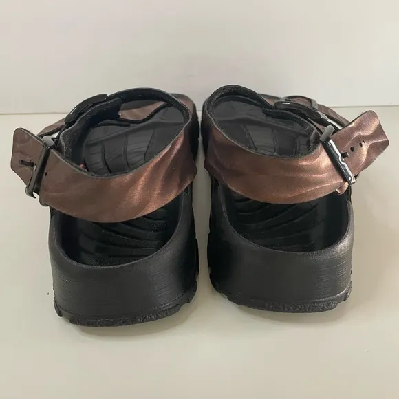 NWOT Birkenstock Birki's Haiti Milano Slingback Sandals Size 41 Womens