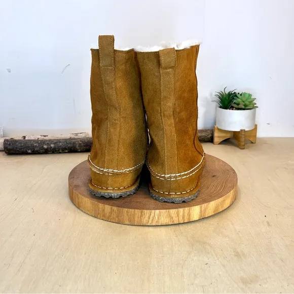 NWOT Birkenstock | Lahti Shearling Suede Pull-on Boots Size 42/11L/9M Narrow