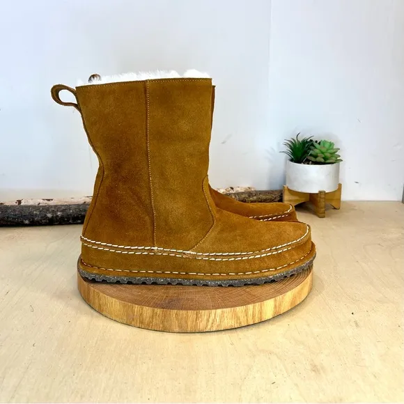 NWOT Birkenstock | Lahti Shearling Suede Pull-on Boots Size 42/11L/9M Narrow
