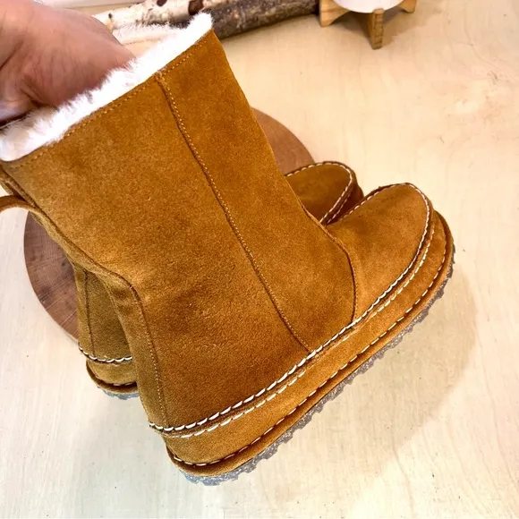 NWOT Birkenstock | Lahti Shearling Suede Pull-on Boots Size 42/11L/9M Narrow