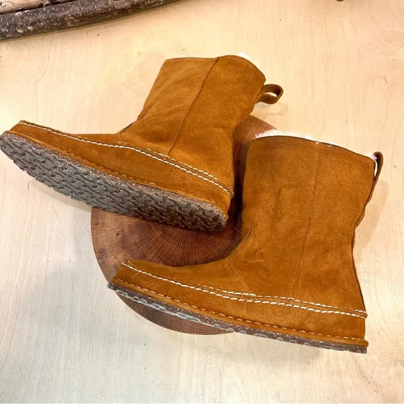 NWOT Birkenstock | Lahti Shearling Suede Pull-on Boots Size 42/11L/9M Narrow