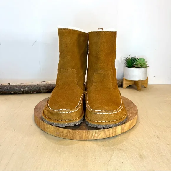 NWOT Birkenstock | Lahti Shearling Suede Pull-on Boots Size 42/11L/9M Narrow