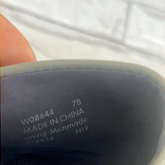 NWOT Cole HAAN GRAND 0S gray slip ons shoes size 7