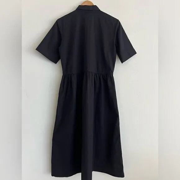 NWOT Everlane The Parklet Shirt Dress Black Size 00