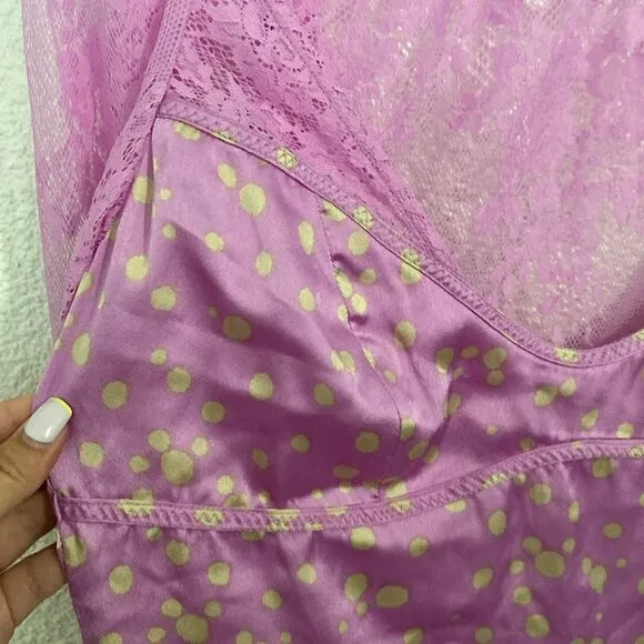 NWOT-Free People- ”About that” silky and lace mini dress-Size Medium