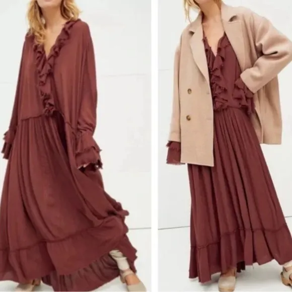 NWOT Free People Sweet Darlin Maxi Dress