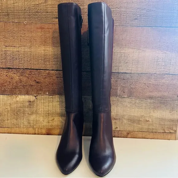 NWOT Alfani Womens Hakuu Zipper Pointed Toe Knee-High Boots