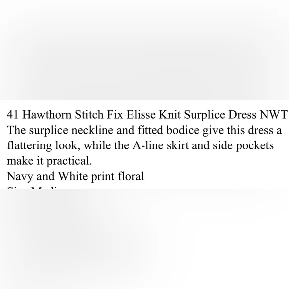 NWT 41 Hawthorn Elisse Knit wrap Surplice dress plus  size 0X 🌸🌹🌺 101