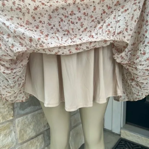 NWT‎ Altar'd State Floral Design Smocked Mini Dress Medium