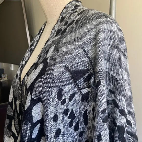 NWT Animal Print Rapti Cashmere Sweater