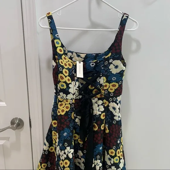 NWT! Anthropologie Maeve Marigold Floral Midi Dress