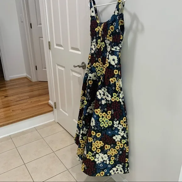 NWT! Anthropologie Maeve Marigold Floral Midi Dress