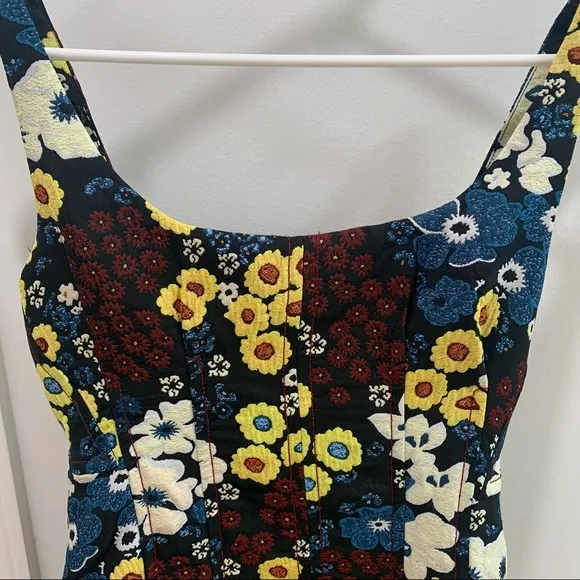 NWT! Anthropologie Maeve Marigold Floral Midi Dress