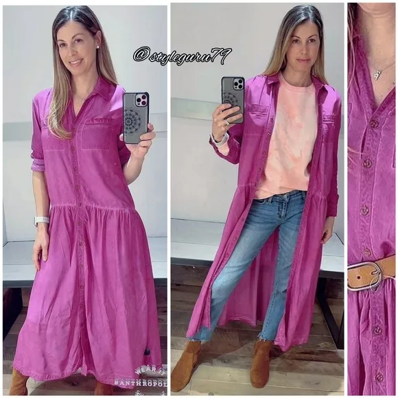 NWT, Anthropologie, PILCRO KIMBERLY MAXI DRESS