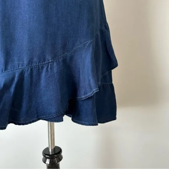 NWT Banana Republic Tencel™ Flutter-Sleeve Mini Dress in Tall