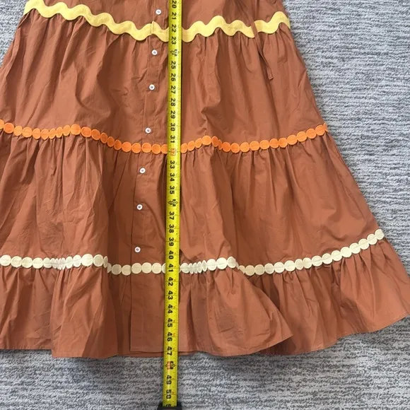 NWT Celia B TYRA MIDI DRESS-BROWN Medium