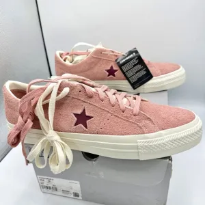 NWT Converse One Star Pro OX Shoes Cherry Vision Canyon Dusk Pink Suede Leather