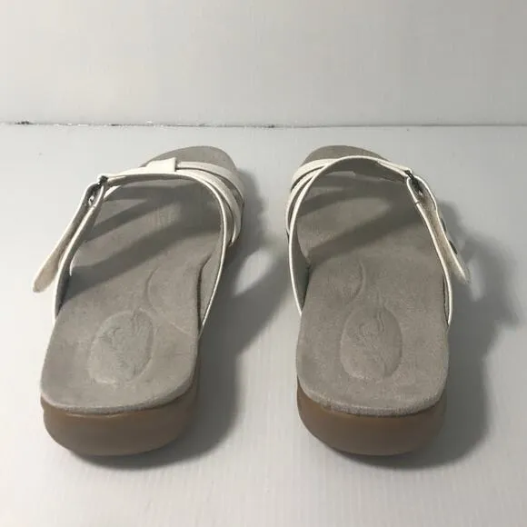 NWT Easy Street Comfort Wave White Slip-on Sandals 8W