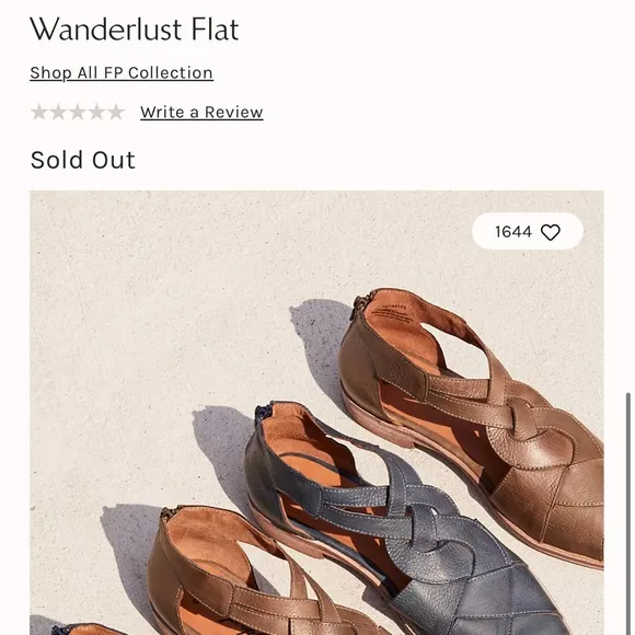 NWT Free People Wanderlust Leather Sandals