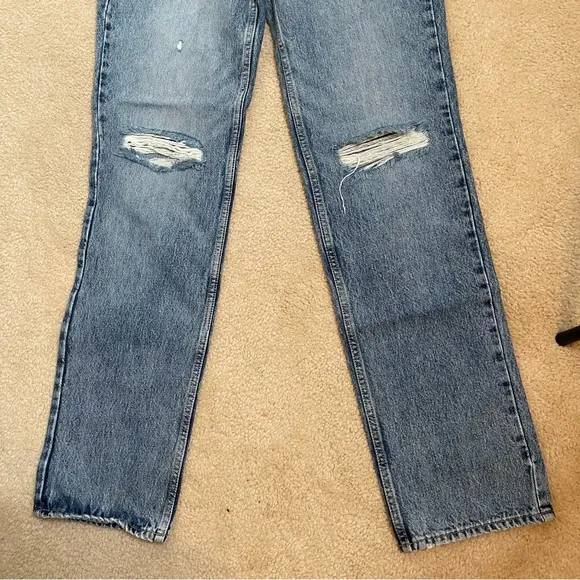 NWT! Good American Women’s Good 90’s Icon Blue Straight Leg Jeans - Size 2/26