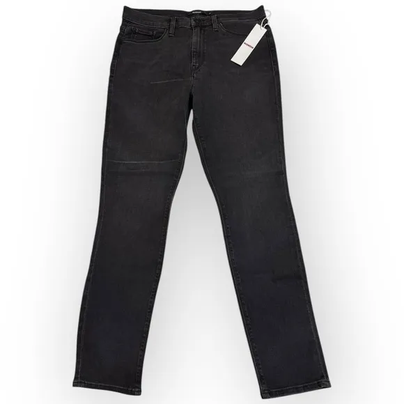 NWT Hudson Barbara High-Rise Super Skinny Supermodel Ankle Jeans 28 Black Wash