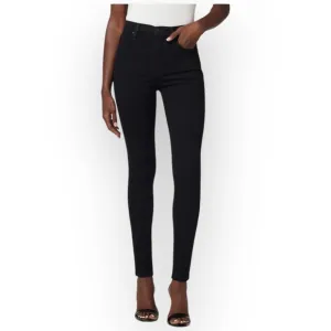 NWT Hudson Barbara High-Rise Super Skinny Supermodel Ankle Jeans 28 Black Wash
