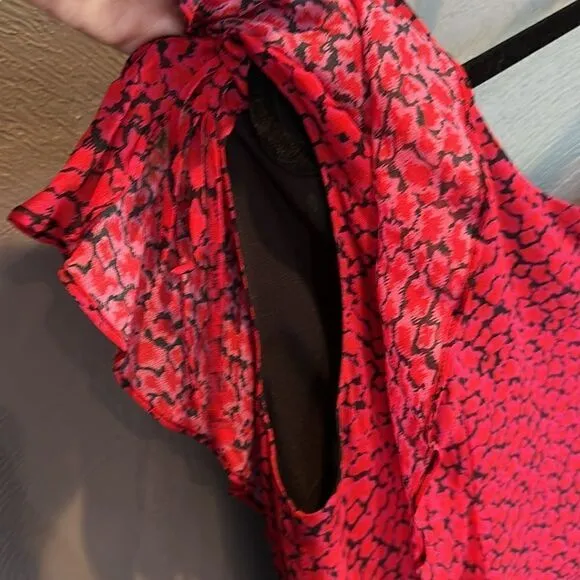 NWT Karina Grimaldi silk feel mini dress