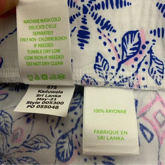 NWT Lilly Pulitzer 5” Neilah Short Resort White Time To Shine Engineered