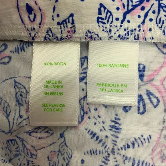 NWT Lilly Pulitzer 5” Neilah Short Resort White Time To Shine Engineered